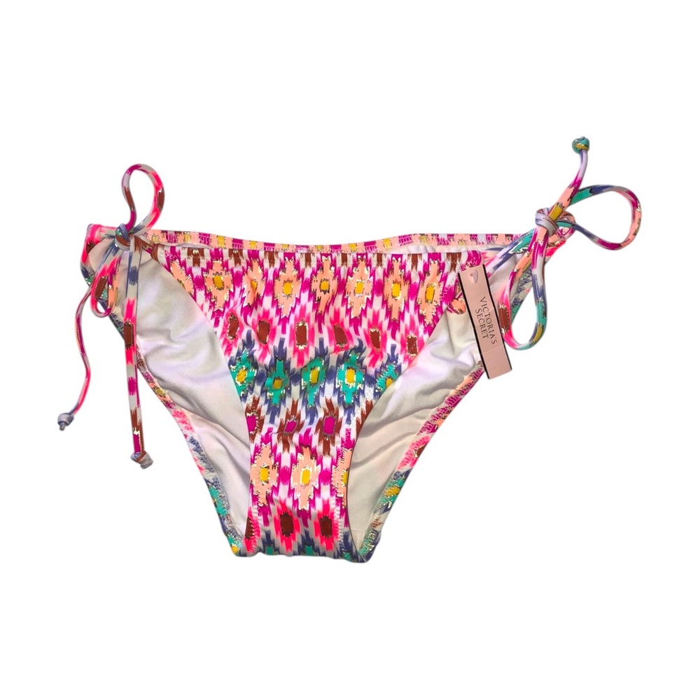 Victoria's Secret Pink and Yellow Bikini Bottoms